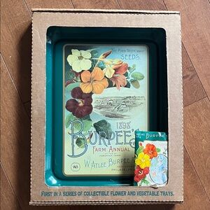 Burpee's Collectible Flower Tray 120 Anniversary edition